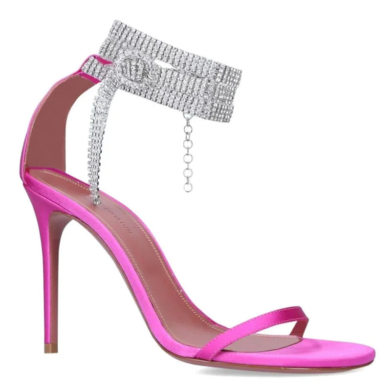 MoreThanWords™ Stonefans Rhinestone Layered Anklet – Boho Glam for Heels & Sandals