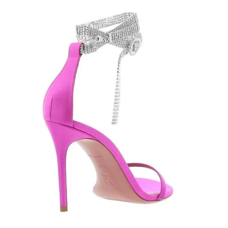 MoreThanWords™ Stonefans Rhinestone Layered Anklet – Boho Glam for Heels & Sandals