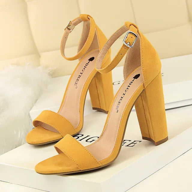 MoreThanWords™ Sexy Block Heel Women’s Pumps | Fashion Sandals for Ladies