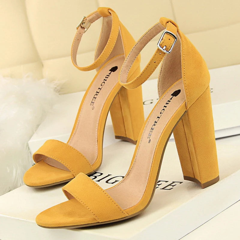 MoreThanWords™ Sexy Block Heel Women’s Pumps | Fashion Sandals for Ladies