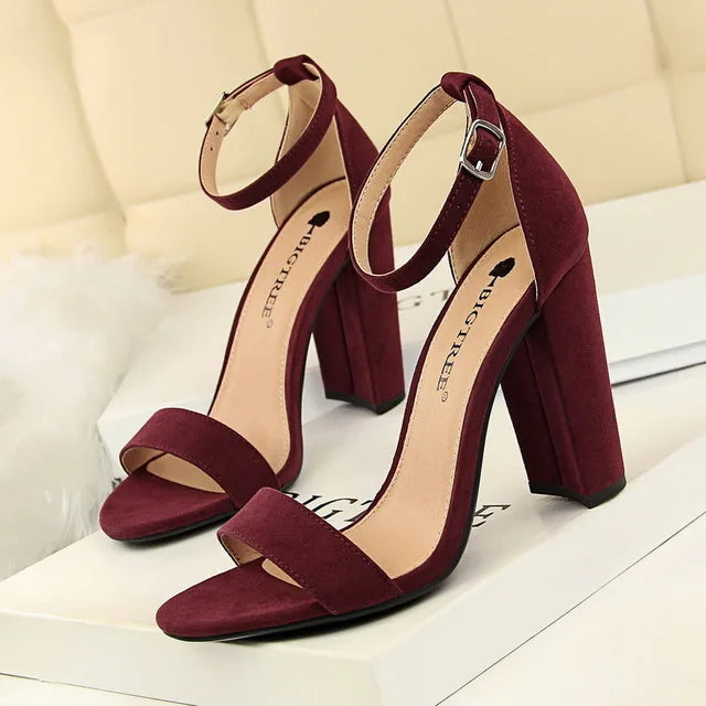 MoreThanWords™ Sexy Block Heel Women’s Pumps | Fashion Sandals for Ladies