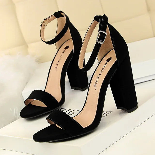 MoreThanWords™ Sexy Block Heel Women’s Pumps | Fashion Sandals for Ladies