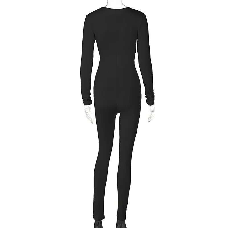 MoreThanWords™ Women’s Summer  Black Bandage Tie Jumpsuit – Sexy, Gothic & Eye-Catching