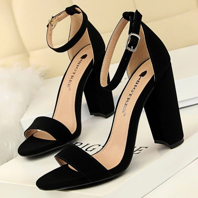 MoreThanWords™ Sexy Block Heel Women’s Pumps | Fashion Sandals for Ladies