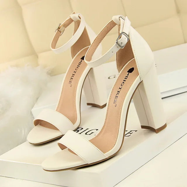 MoreThanWords™ Sexy Block Heel Women’s Pumps | Fashion Sandals for Ladies