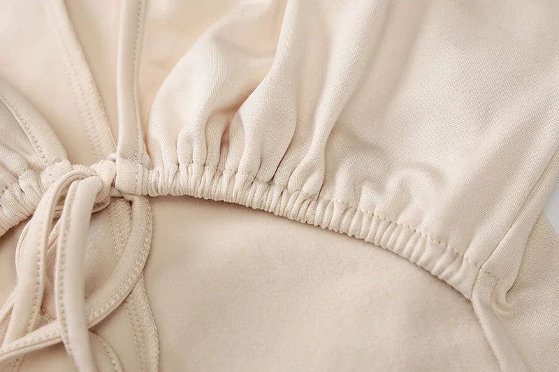 MoreThanWords™ Women’s Summer  Black Bandage Tie Jumpsuit – Sexy, Gothic & Eye-Catching