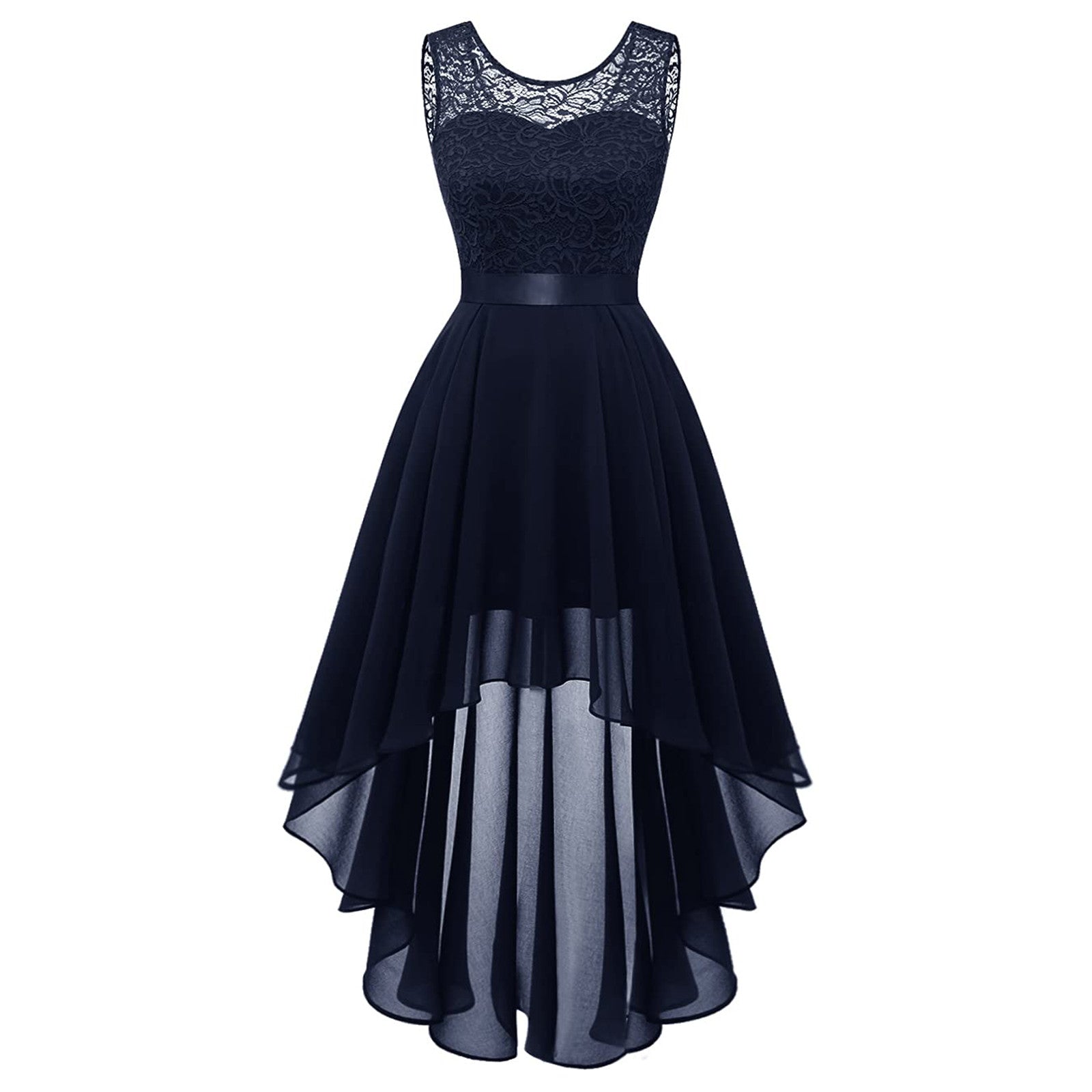 MoreThanWords™ Elegant Sleeveless Lace Dress
