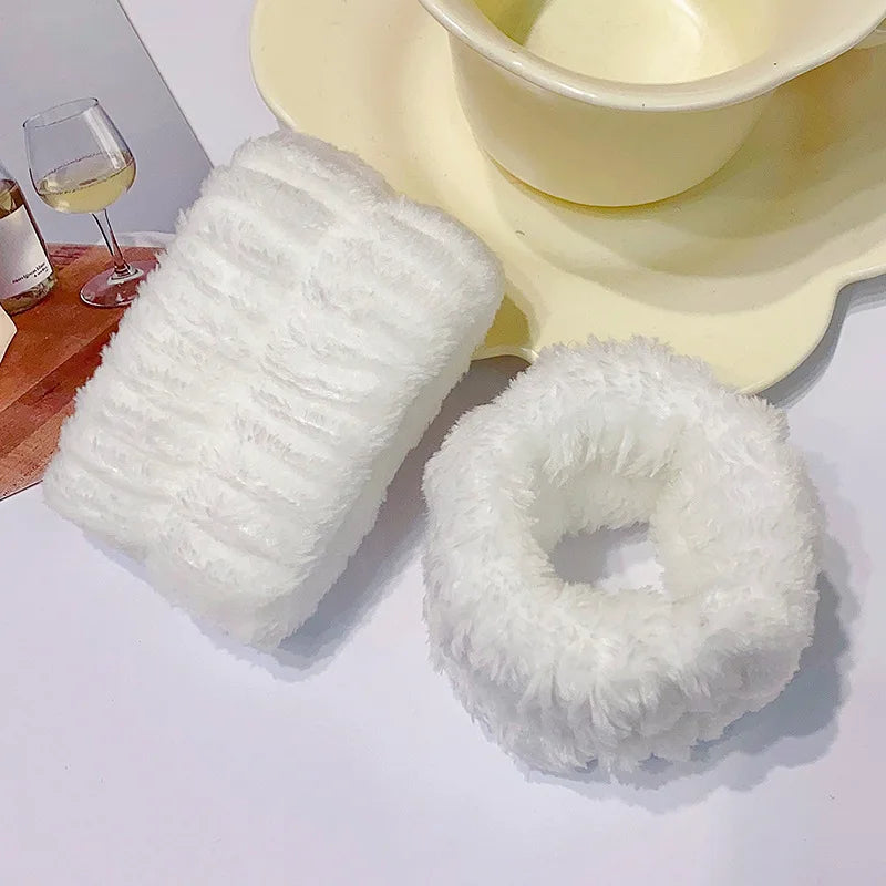 MoreThanWords™ Microfiber Wrist Washbands – No-Mess Face Washing Wrist Scrunchies 