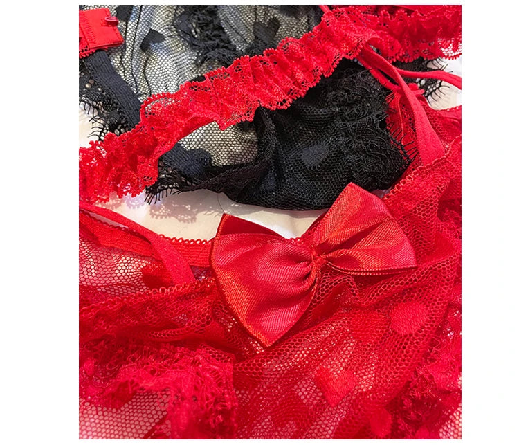 MoreThanWords™ Meet’r High Waist Mesh Lace G-String – Sheer Elegance with a Sexy Twist