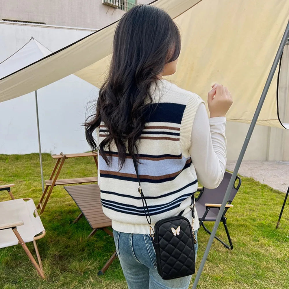 MoreThanWords™  PU Leather Mini Embroidery Crossbody Bag – Where Function Meets Fashion