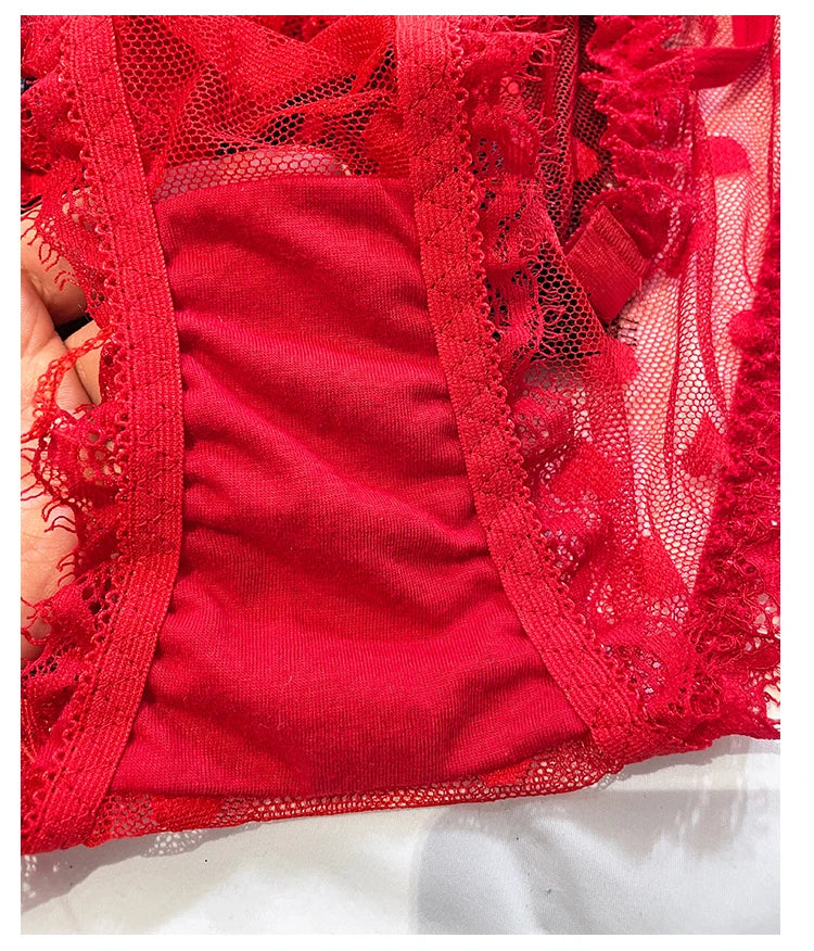 MoreThanWords™ Meet’r High Waist Mesh Lace G-String – Sheer Elegance with a Sexy Twist