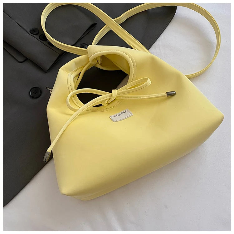 MoreThanWords™ Trendy Bow Bucket Bag – Chic, Versatile & Effortlessly Feminine