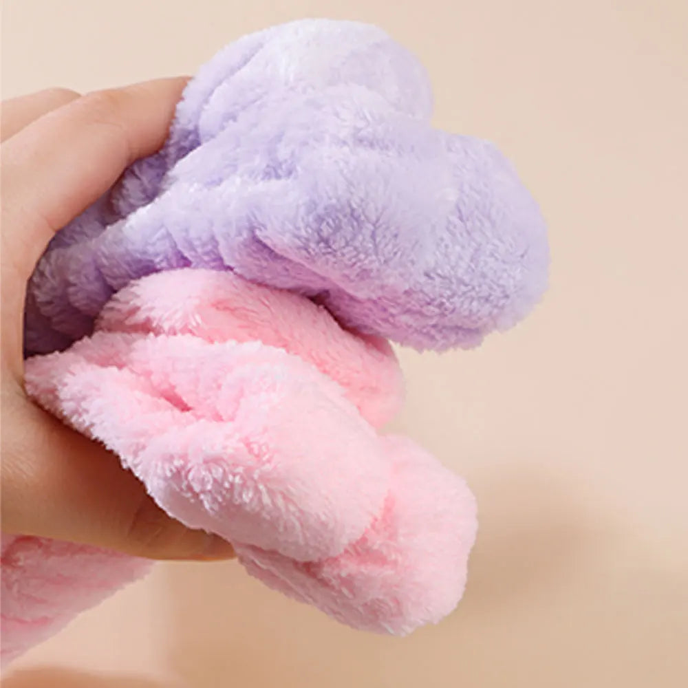 MoreThanWords™  4-Piece Skincare Accessories Set – Spa Headbands & Wristbands for Face Washing & Makeup