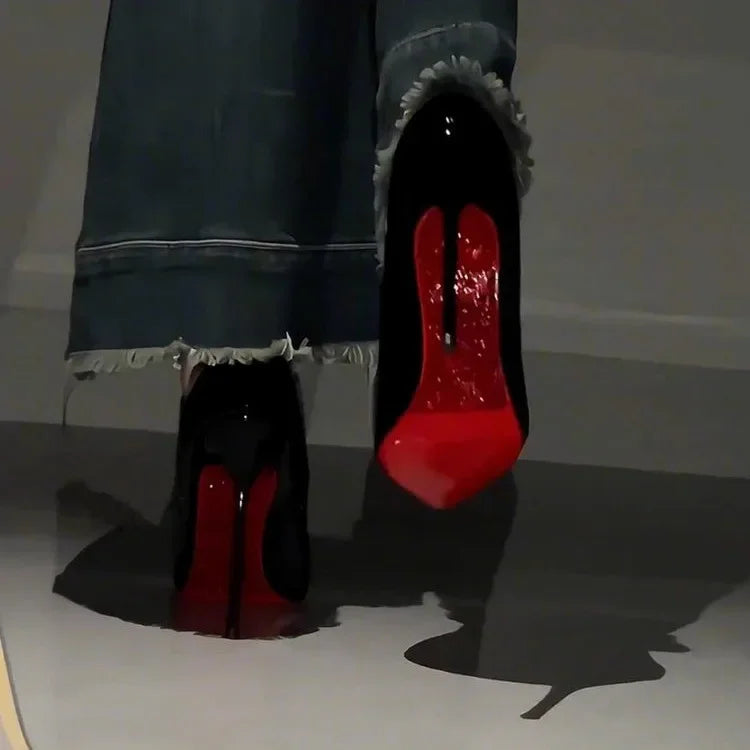 MoreThanWords™ Rhinestone Red High Heels