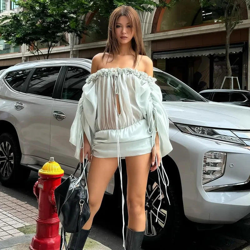 MoreThanWords™ Off-shoulder mini dress