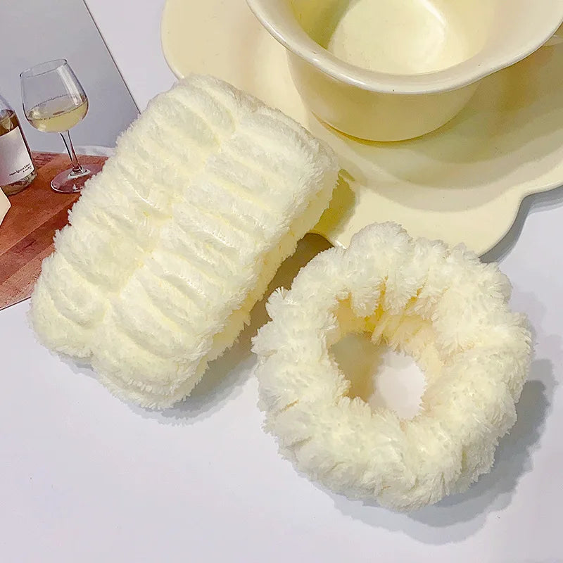 MoreThanWords™ Microfiber Wrist Washbands – No-Mess Face Washing Wrist Scrunchies 