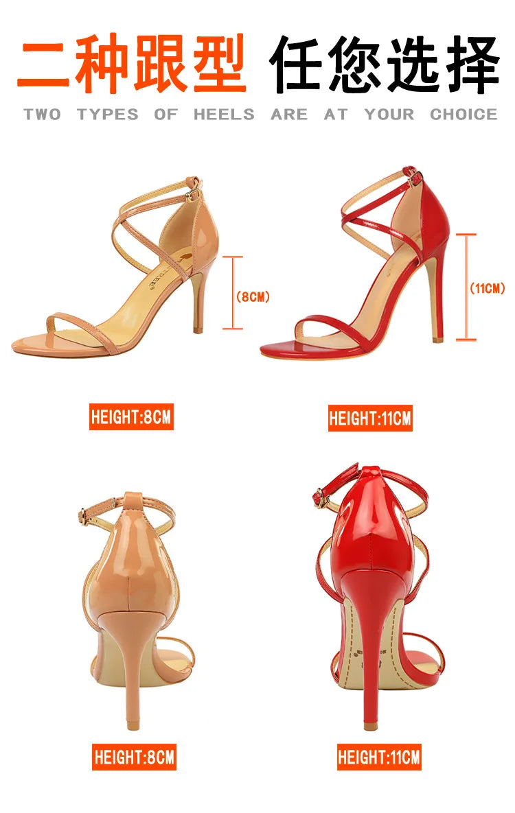 MoreThanWords™ Open Toe Stiletto Heels 