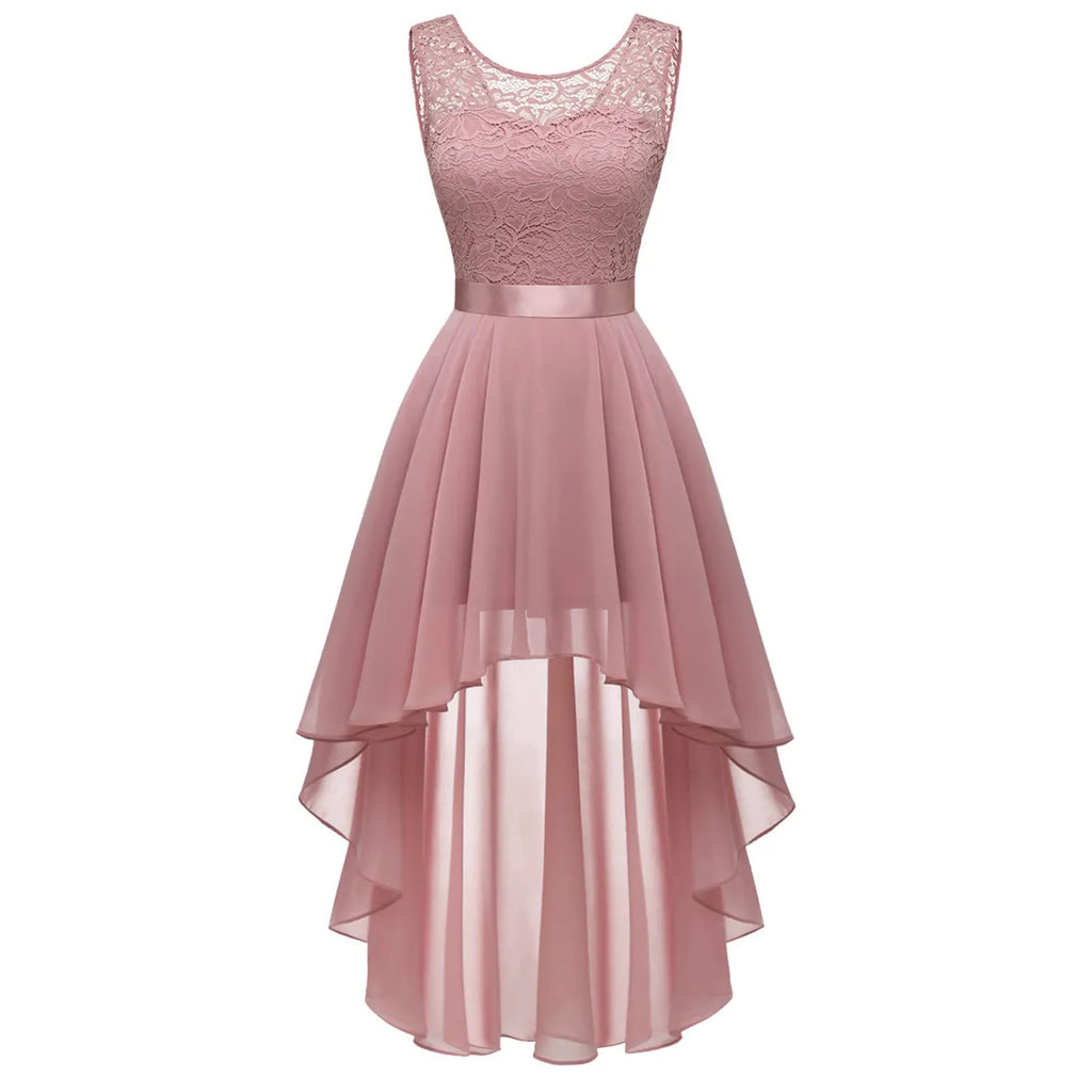 MoreThanWords™ Elegant Sleeveless Lace Dress