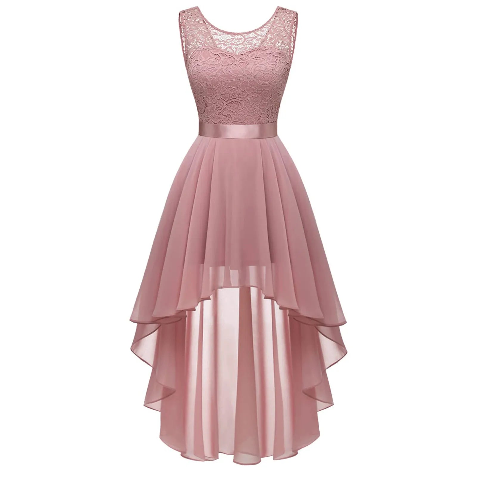 MoreThanWords™ Elegant Sleeveless Lace Dress