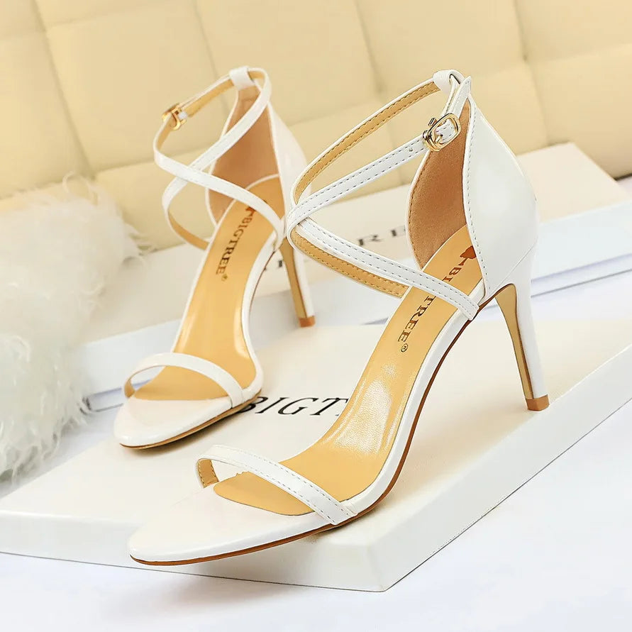 MoreThanWords™ Open Toe Stiletto Heels 