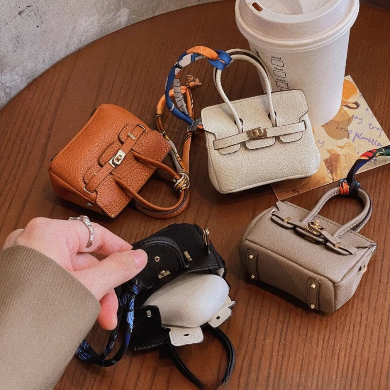 MoreThanWords™ Mini Handbag Earphone Protective Case – Chic Meets Function!