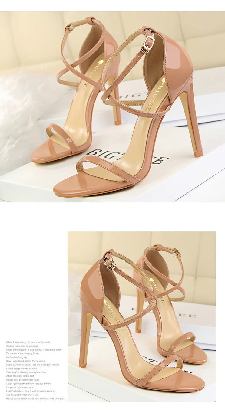 MoreThanWords™ Open Toe Stiletto Heels 