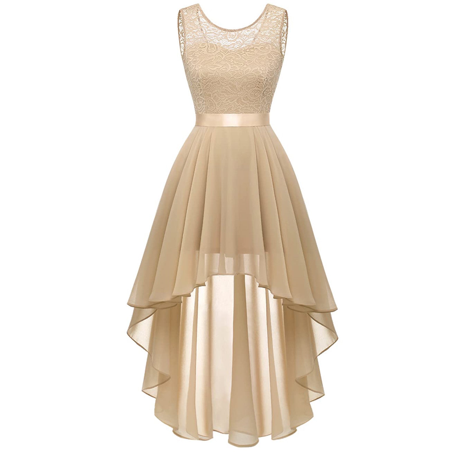 MoreThanWords™ Elegant Sleeveless Lace Dress