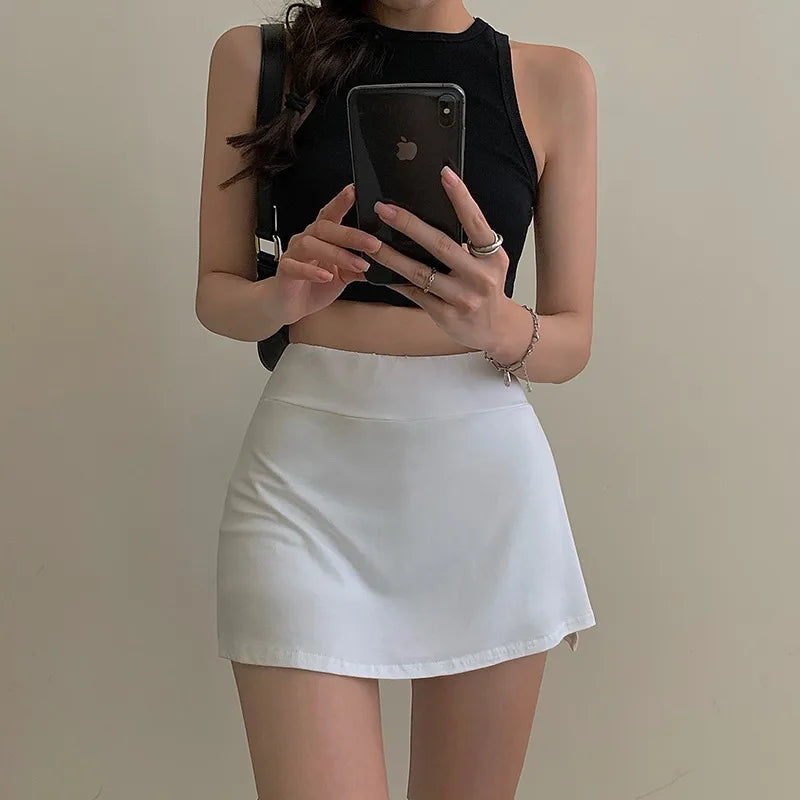 MoreThanWords™ High Waist Tennis Skirt – Sexy, Sporty, and Totally On-Trend