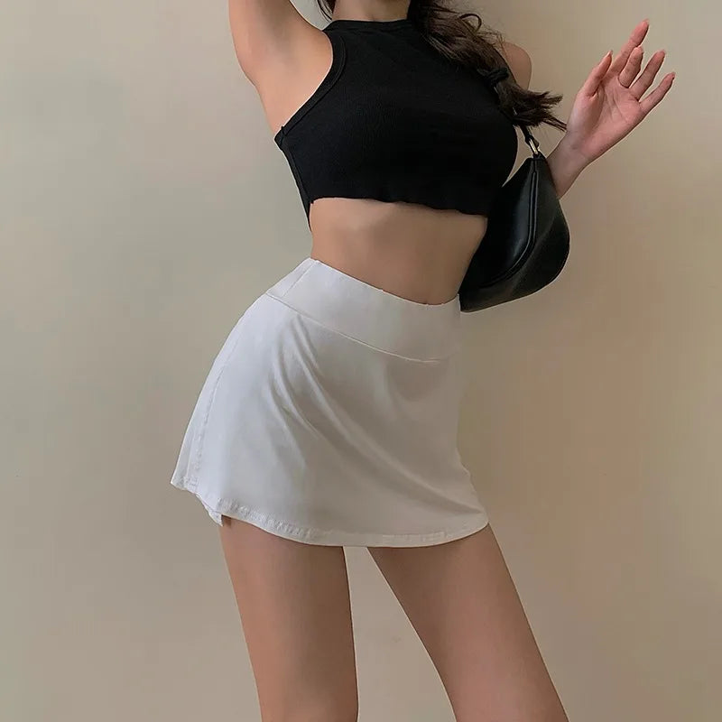 MoreThanWords™ High Waist Tennis Skirt – Sexy, Sporty, and Totally On-Trend