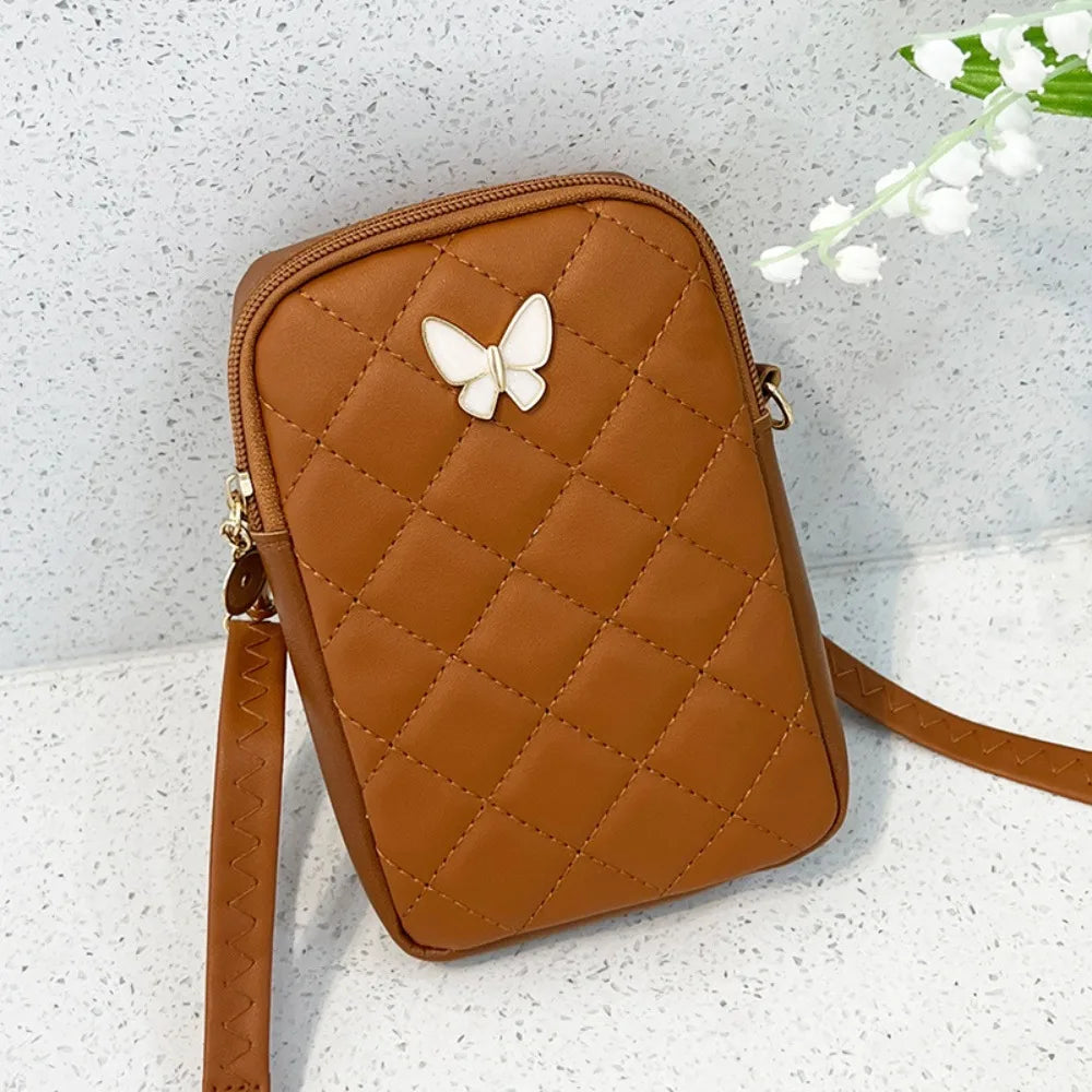 MoreThanWords™  PU Leather Mini Embroidery Crossbody Bag – Where Function Meets Fashion