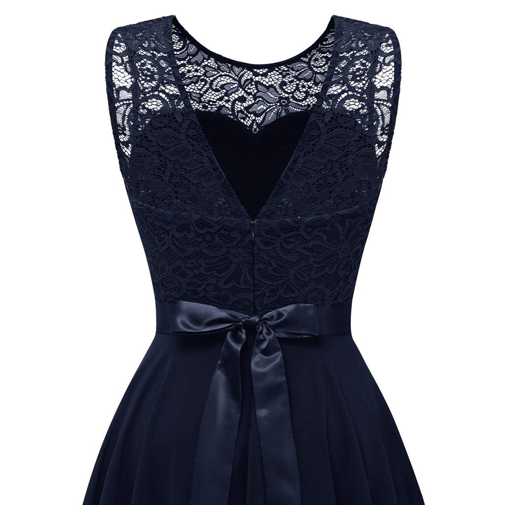 MoreThanWords™ Elegant Sleeveless Lace Dress