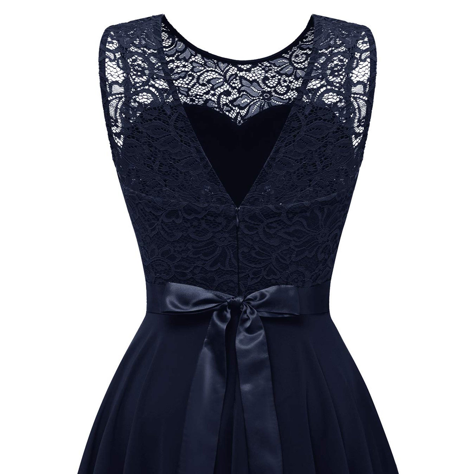 MoreThanWords™ Elegant Sleeveless Lace Dress