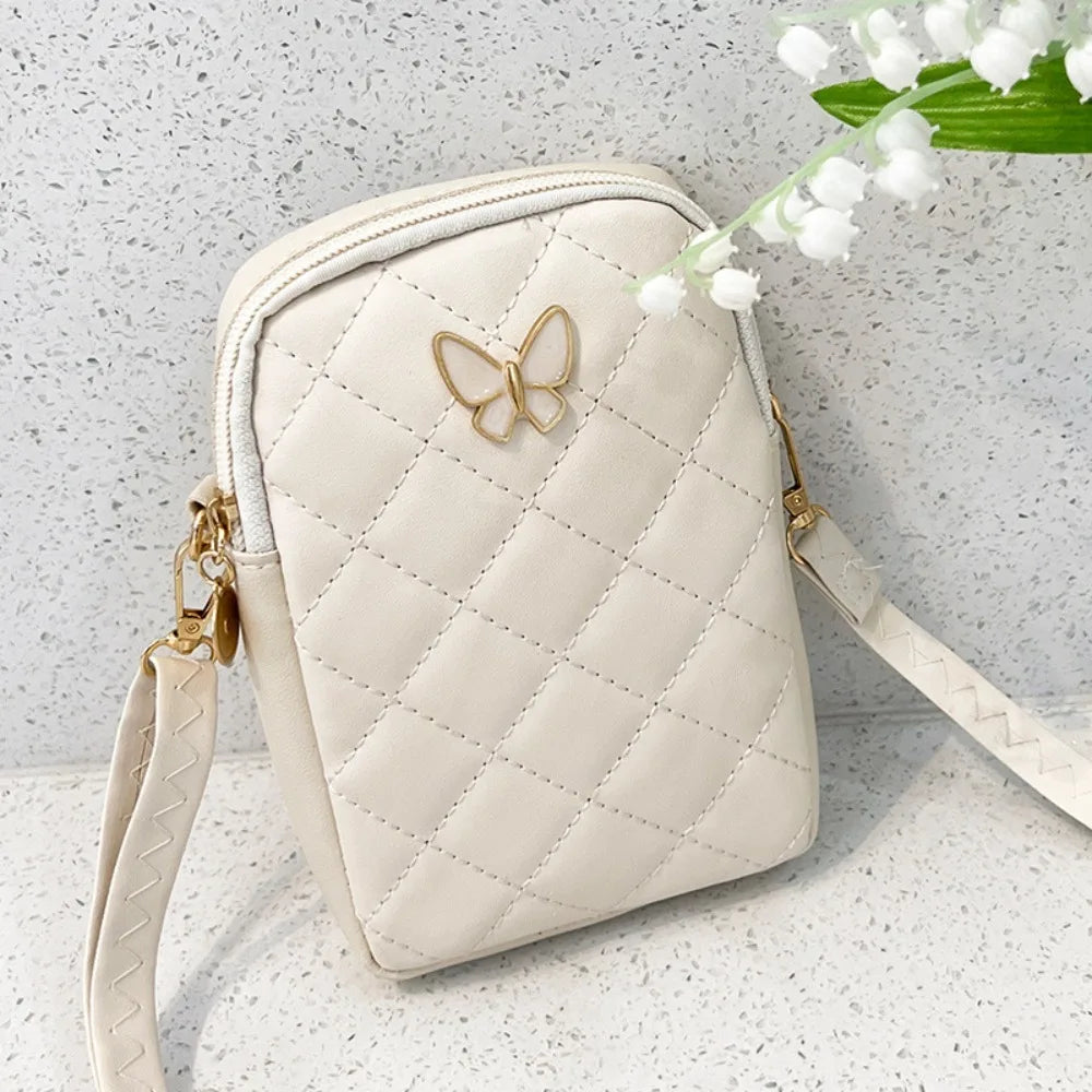 MoreThanWords™  PU Leather Mini Embroidery Crossbody Bag – Where Function Meets Fashion