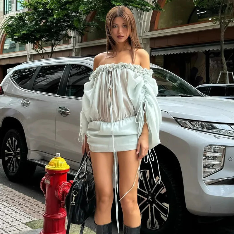 MoreThanWords™ Off-shoulder mini dress