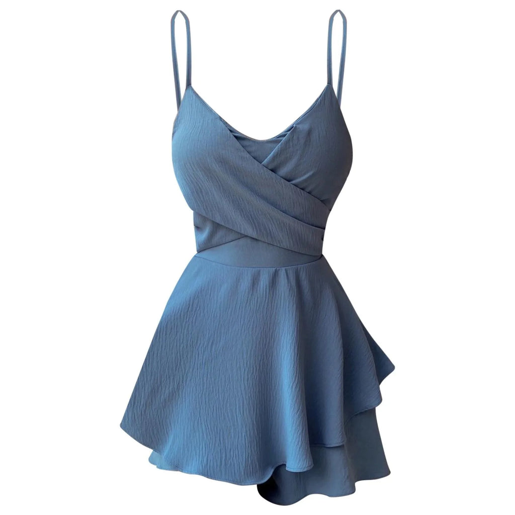 MoreThanWords™ Plus Size Summer Suspender Dress – Sexy, Chic & Confident!