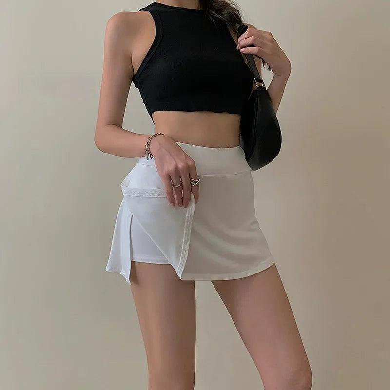 MoreThanWords™ High Waist Tennis Skirt – Sexy, Sporty, and Totally On-Trend
