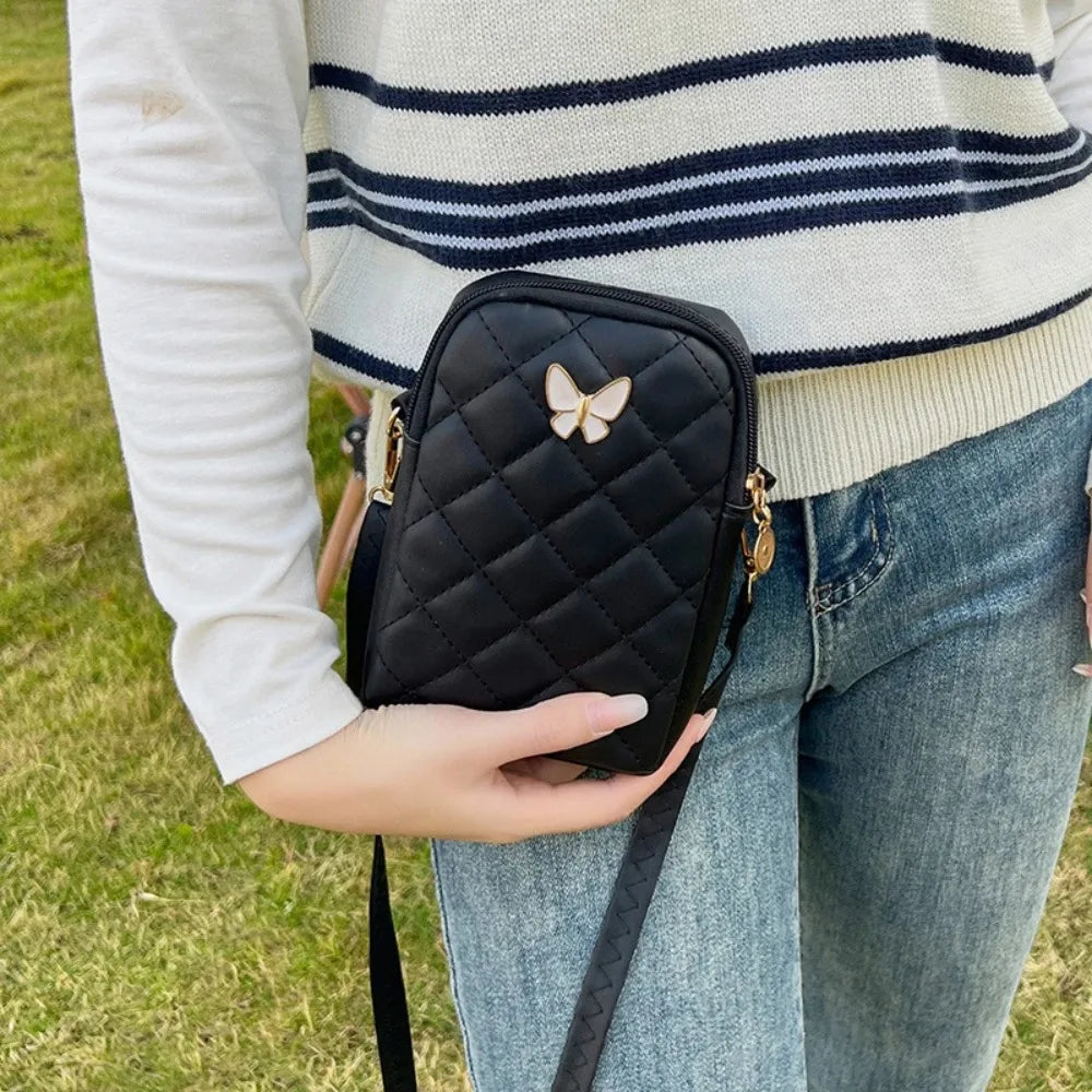 MoreThanWords™  PU Leather Mini Embroidery Crossbody Bag – Where Function Meets Fashion