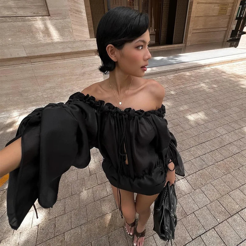 MoreThanWords™ Off-shoulder mini dress