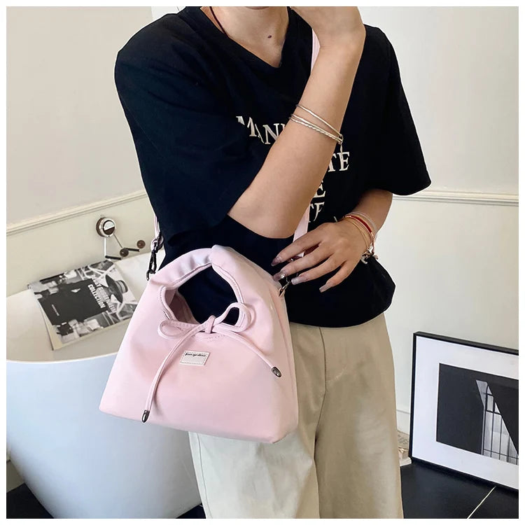 MoreThanWords™ Trendy Bow Bucket Bag – Chic, Versatile & Effortlessly Feminine