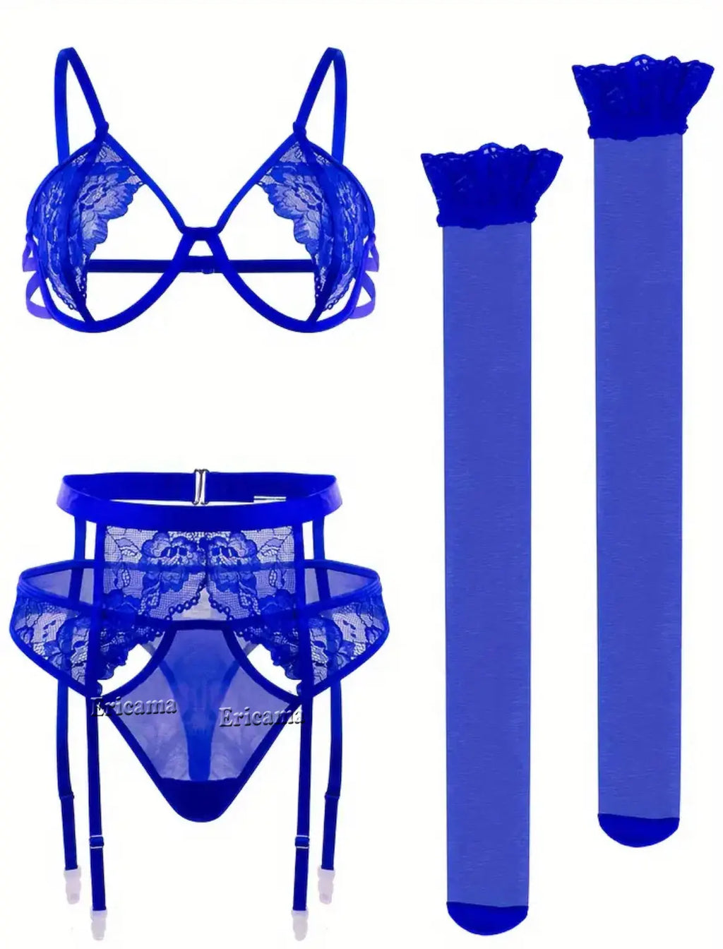 MoreThanWords™ Lace Garter Lingerie Set with Choker