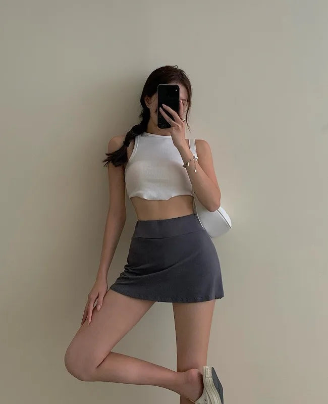 MoreThanWords™ High Waist Tennis Skirt – Sexy, Sporty, and Totally On-Trend