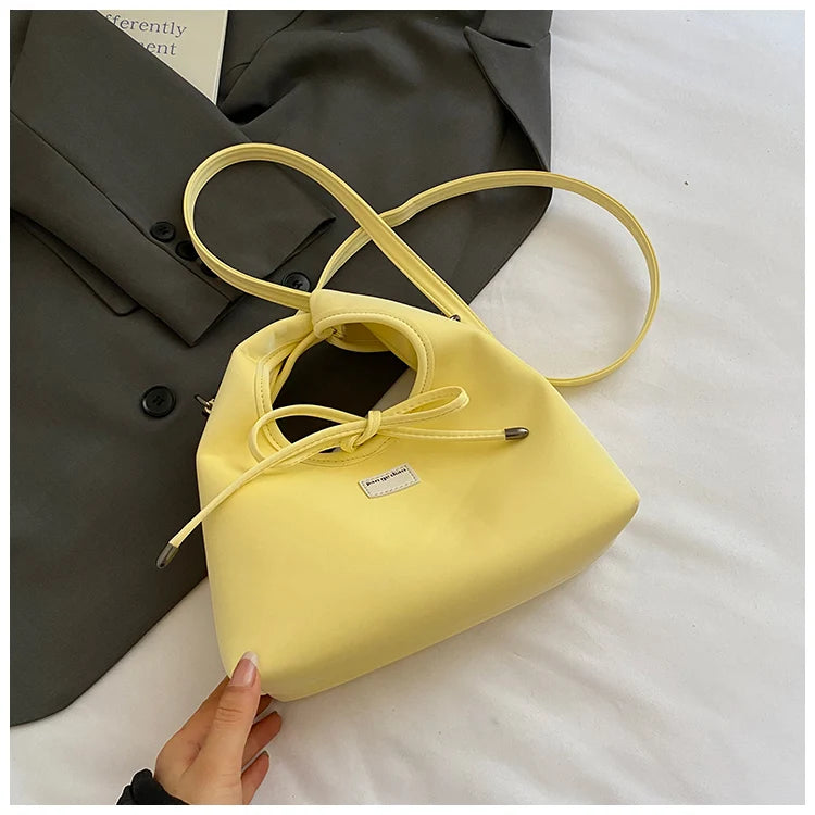 MoreThanWords™ Trendy Bow Bucket Bag – Chic, Versatile & Effortlessly Feminine