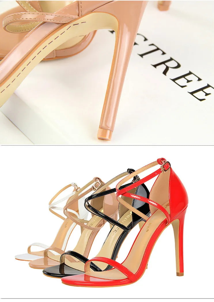 MoreThanWords™ Open Toe Stiletto Heels 