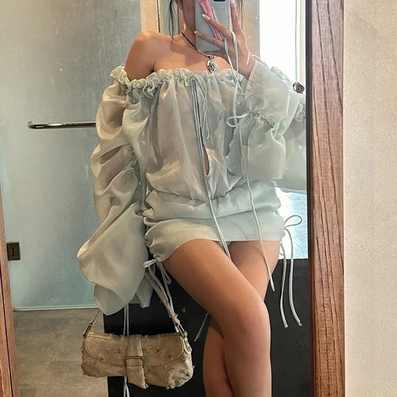 MoreThanWords™ Off-shoulder mini dress