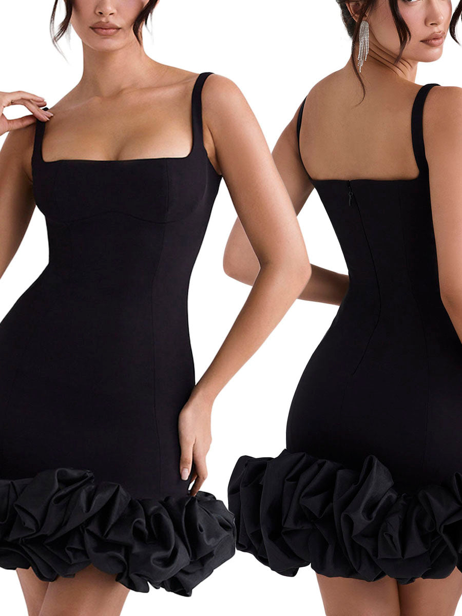 MoreThanWords™ Spaghetti Strap Bodycon Mini Dress