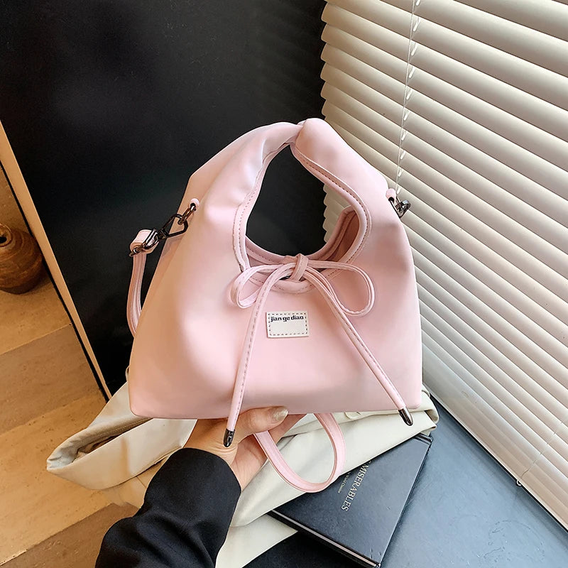 MoreThanWords™ Trendy Bow Bucket Bag – Chic, Versatile & Effortlessly Feminine