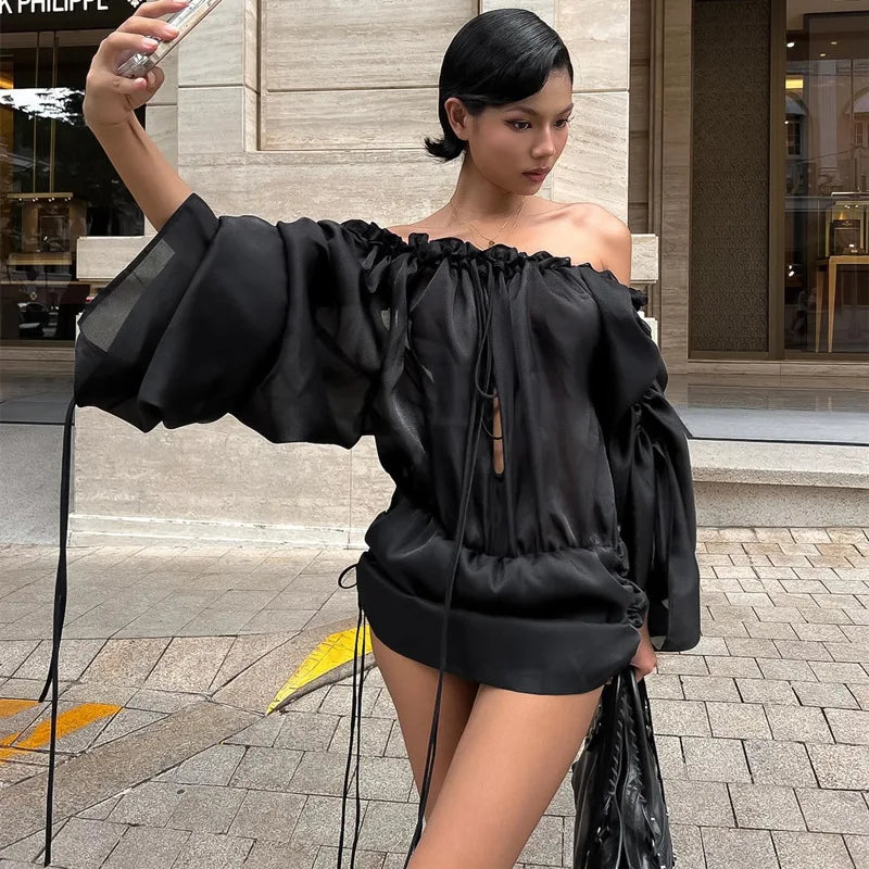 MoreThanWords™ Off-shoulder mini dress