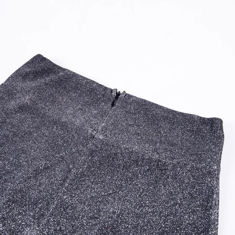 MoreThanWords™ Elastic Waist Sequin Wide-Leg Pants – Glam, Vintage & Club-Ready