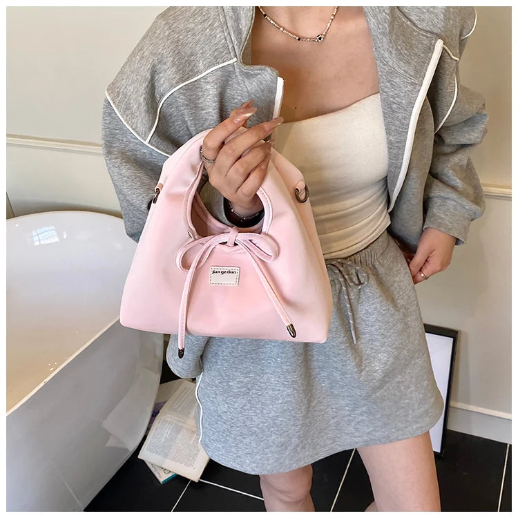 MoreThanWords™ Trendy Bow Bucket Bag – Chic, Versatile & Effortlessly Feminine