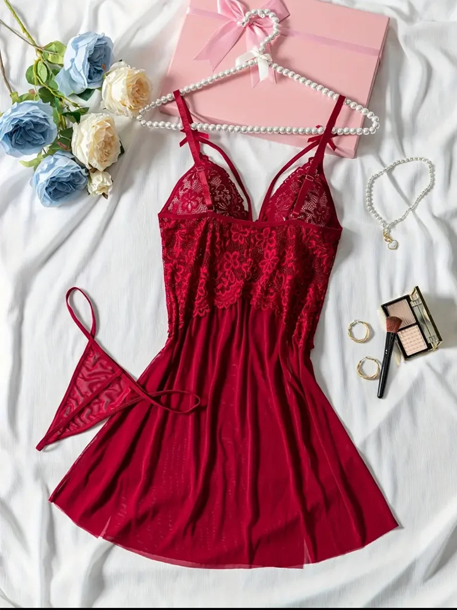 MoreThanWords™ 2-Piece Sexy Seamless Lingerie Set